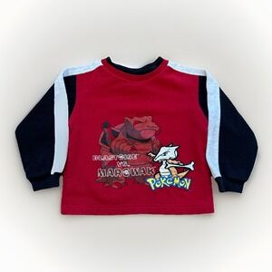 Vintage‎ Pokemon Shirt Youth 6 Nintendo Blastoise vs Marowak